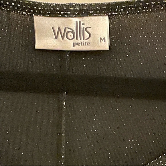 Wallis Petite Sparkle Top EUC Size M - Picture 2 of 6